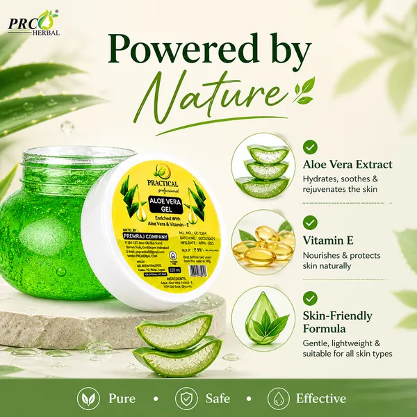 PRC_Herbal_Practical_Aloe_Vera_Gel_Green_120ml_(PACK_OF_24)–_99%_Pure_Aloe_Vera|_Hydrating_Skin_&_Hair_Gel_|_Vitamin_E_Enriched_|_For_Face,_Hair_&_Body