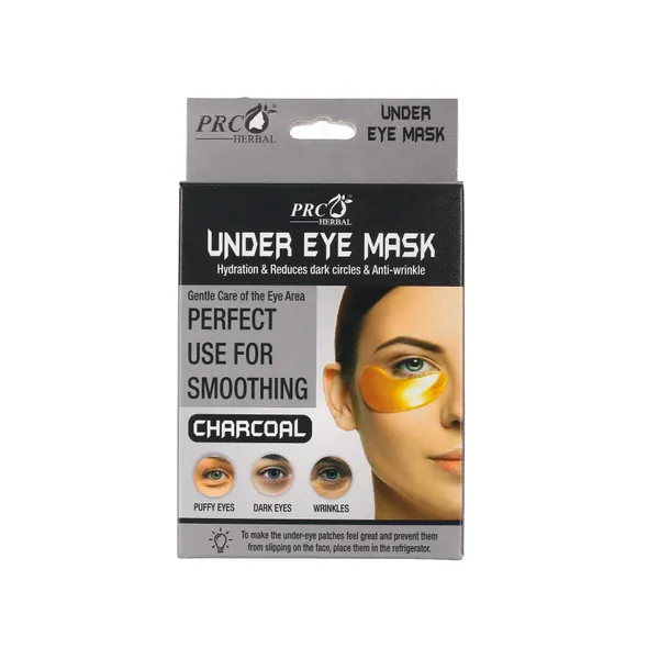 PRC_HERBAL_Under_Eye_Mask_Charcoal_Hydrating_Patches_For_Dark_Circles,_Perfect_Use_For_Smoothing_,_Puffy_Eyes_&_Wrinkles_Brightening_&_Anti-Wrinkle_Under_Eye_Treatment_(Each_Pack_Contain_4_Eye_Mask)_(Pack_Of_6)