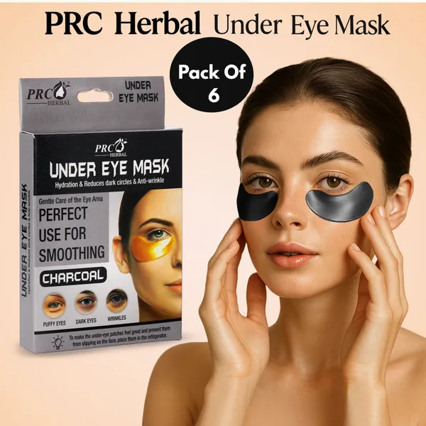 PRC_HERBAL_Under_Eye_Mask_Charcoal_Hydrating_Patches_For_Dark_Circles,_Perfect_Use_For_Smoothing_,_Puffy_Eyes_&_Wrinkles_Brightening_&_Anti-Wrinkle_Under_Eye_Treatment_(Each_Pack_Contain_4_Eye_Mask)_(Pack_Of_6)