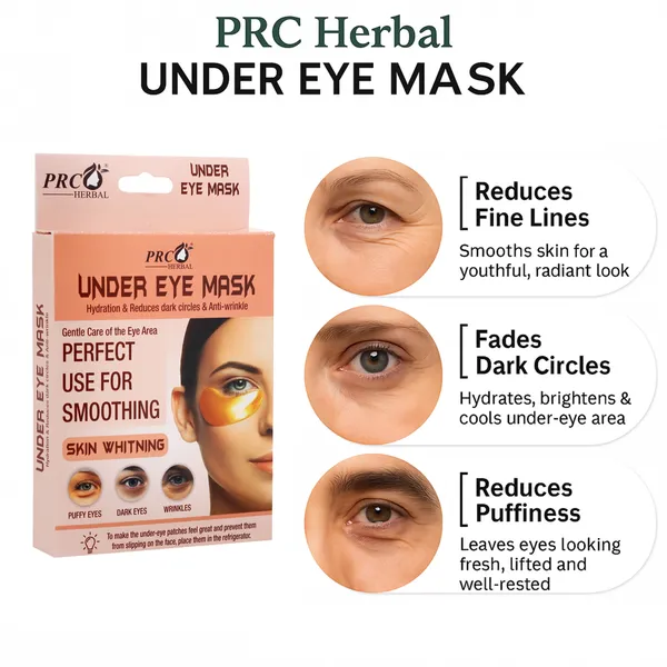 PRC_HERBAL_Under_Eye_Mask_For_Skin_Whitening_Hydrating_Patches_For_Dark_Circles,_Perfect_Use_For_Smoothing_,_Puffy_Eyes_&_Wrinkles_Brightening_&_Anti-Wrinkle_Under_Eye_Treatment_(Each_Pack_Contain_4_Eye_Mask)