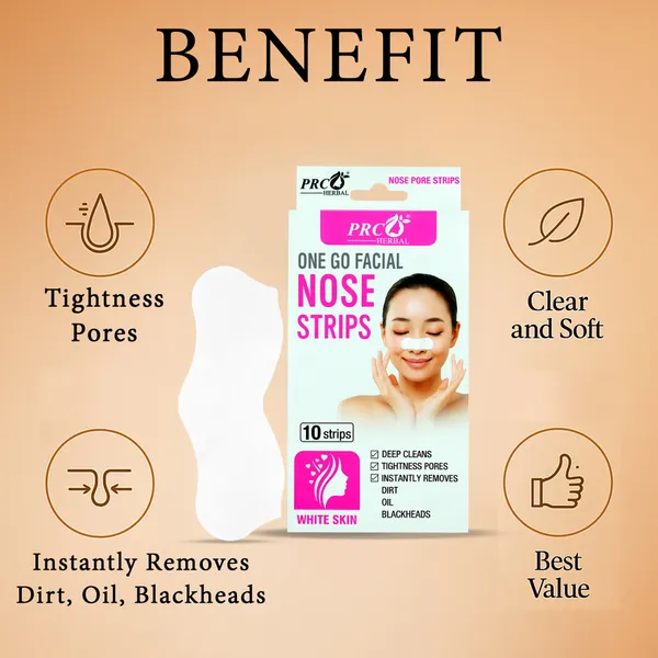 PRC_HERBAL_Nose_Pore_Strips_White_Skin_For_Blackhead_Removal_And_Pore_Tightening_Herbal_Deep_Cleansing_Nose_Pore_Strips_Removes_Dirt,_Oil_&_Whiteheads_(Each_Pack_Contain10_Strips)_Pack_Of_4