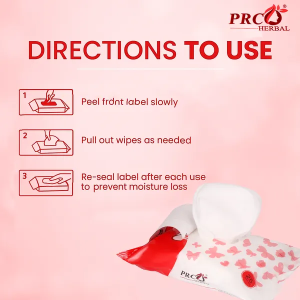 PRC_HERBAL_Rose_Refreshing_Wet_Wipes_For_Face_Facial_Cleansing_Refreshing_&_Skin_Hydration_Soothing_For_Skin_Ph_Balance_&_Alcohol_Free_Nourishing_With_Fruit_Extract_(_Each_Pack_Contain_25_Wipes)_(PackOf_10)