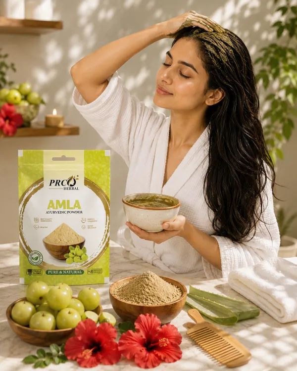 PRC_HERBAL_Amla_Ayurvedic_Powder_|_100%_Pure_Natural_Hair_Growth_&_Skin_Care_Powder_(40GMS)_(PACK-10)