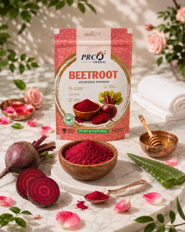 PRC_HERBAL_Beetroot_Ayurvedic_Powder_|_100%_Pure_Natural_Beetroot_Face,_Lip_&_Skin_Care_Powder__(40GMS)_(PACK-10)