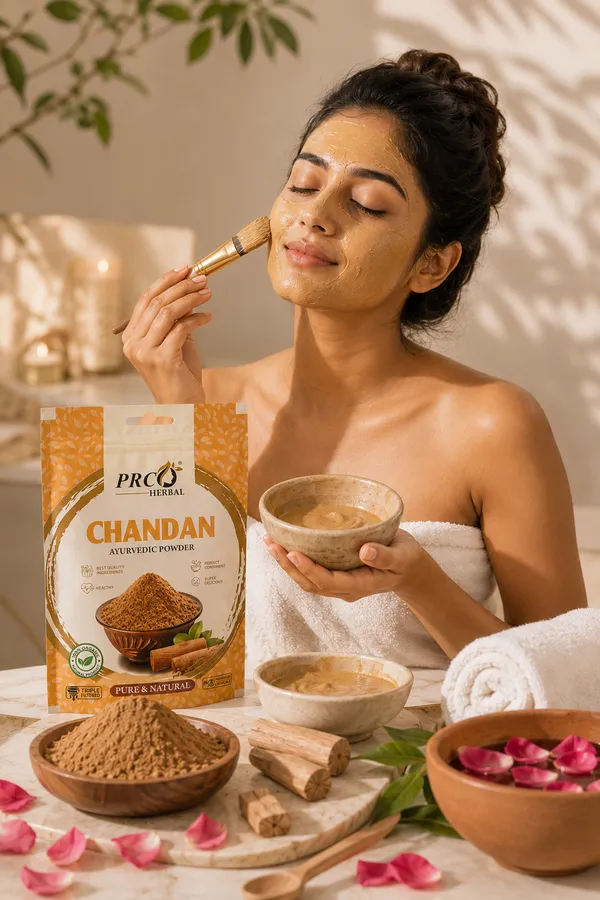 PRC_HERBAL_Chandan_Ayurvedic_Powder_|_100%_Pure_Natural_Sandalwood_Face_&_Skin_Care_Powder_(400Gms)_(Pack_Of_10)