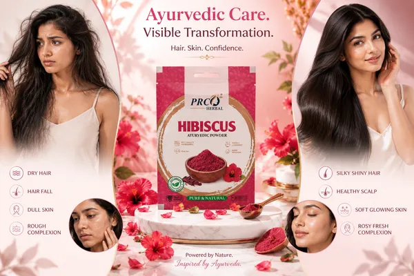 PRC_HERBAL_Hibiscus_Ayurvedic_Powder_|_100%_Pure_Natural_Hibiscus_Hair_&_Skin_Care_Powder_(40GMS)_(PACK-10)