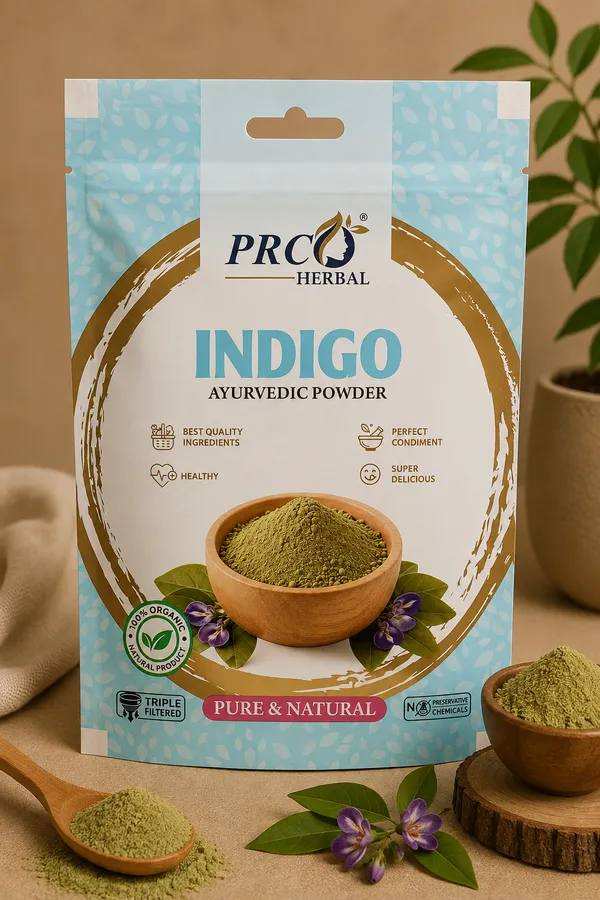 PRC_HERBAL_Indigo_Ayurvedic_Powder_|_100%_Pure_Natural_Herbal_Hair_Colour_&_Hair_Care_Powder_(40GMS)_(PACK-10)