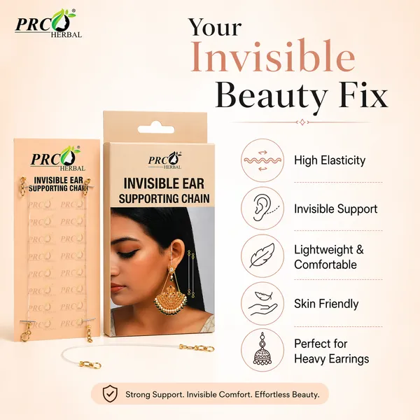 PRC_HERBAL_Invisible_Ear_Supporting_Chain_|_Hidden_Earring_Support_Chain_for_Heavy_Earrings_|_Lightweight,_Comfortable_&_Secure_Fit_(PACK_OF_10)