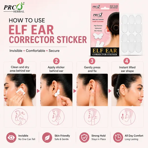 PRC_HERBAL_Invisible_Elf_Ear_Corrector_Sticker_|_Instant_Ear_Shape_Lift_Tape_|_Waterproof_&_Skin-Friendly_Ear_Correction_Patch_(Natural_Look)_(PACK_OF_10)