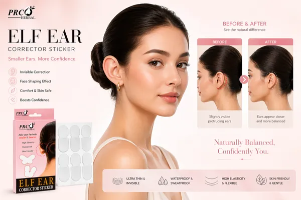 PRC_HERBAL_Invisible_Elf_Ear_Corrector_Sticker_|_Instant_Ear_Shape_Lift_Tape_|_Waterproof_&_Skin-Friendly_Ear_Correction_Patch_(Natural_Look)_(PACK_OF_20)