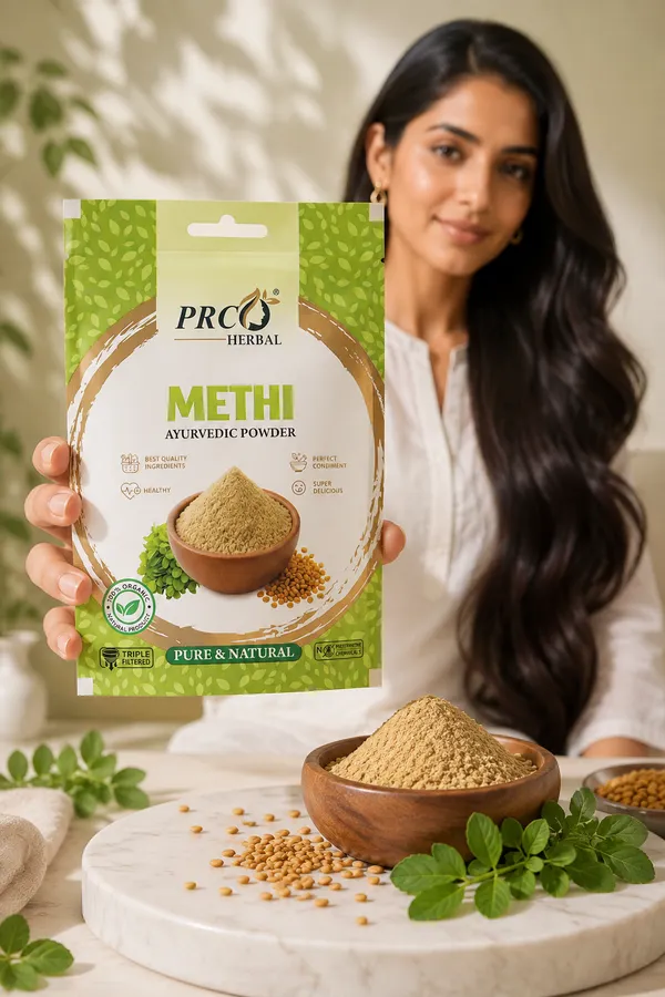 PRC_HERBAL_Methi_Ayurvedic_Powder_|_100%_Pure_Natural_Fenugreek_Hair_Growth_&_Scalp_Care_Powder_(40GMS)_(PACK-10)