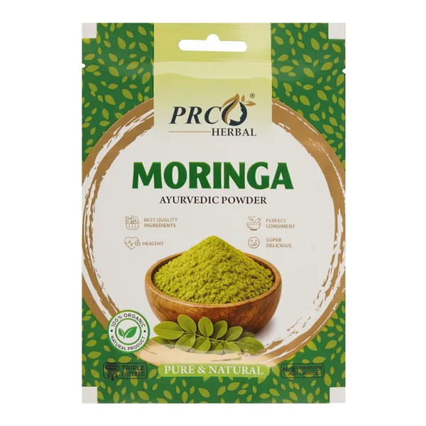 PRC_HERBAL_Moringa_Ayurvedic_Powder_|_100%_Pure_Natural_Moringa_Hair_&_Skin_Care_Powder_(40GMS)_(PACK-10)