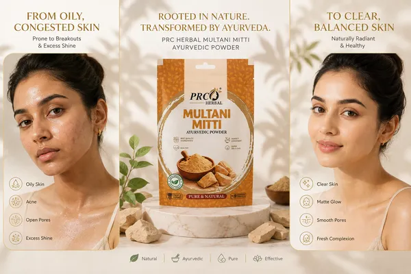 PRC_HERBAL_Multani_Mitti_Ayurvedic_Powder_|_100%_Pure_Natural_Fuller's_Earth_Face_&_Skin_Care_Powder_(40GMS)_(PACK-10)