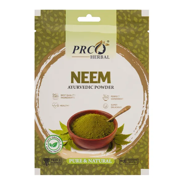 PRC_HERBAL_Neem_Ayurvedic_Powder_|_100%_Pure_Natural_Neem_Hair_&_Skin_Care_Powder_(40GMS)_(PACK-10)
