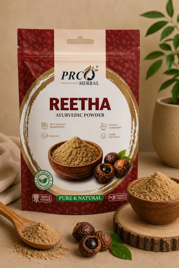 PRC_HERBAL_Reetha_Ayurvedic_Powder_|_100%_Pure_Natural_Herbal_Hair_Cleanser_&_Hair_Care_Powder_(40GMS)_(PACK-10)