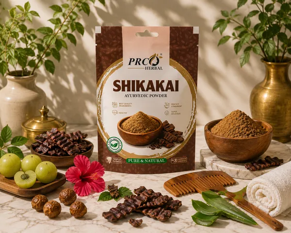 PRC_HERBAL_Shikakai_Ayurvedic_Powder_|_100%_Pure_Natural_Herbal_Hair_Cleanser_&_Hair_Care_Powder_(40GMS)_(PACK-10)