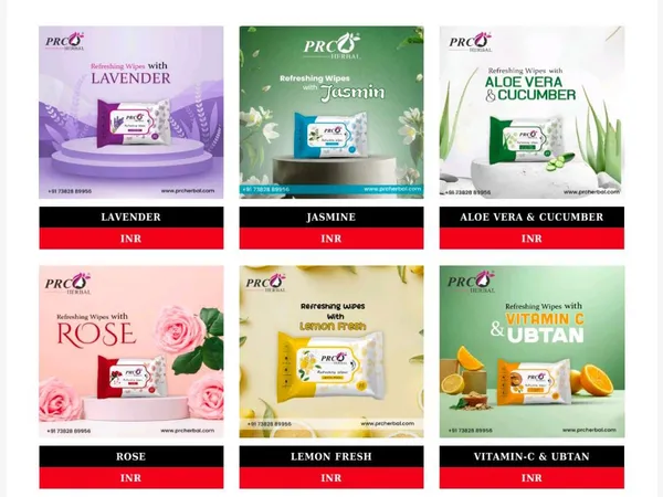 PRC_HERBAL_WET_&_FACE_WIPES_–_ALL_VARIANTS_COMBO_(PACK_OF_6)_EACH_PACK_-_25WIPES_