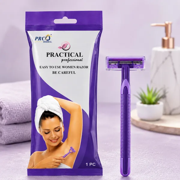PRC_HERBAL_Women's_Disposable_Body_Razor_BE_Beautifil_|_Smooth,_Safe_&_Painless_Hair_Removal_Razor_for_Underarms,_Arms,_Legs_&_Bikini_Line_|_(Pack_Of_8)