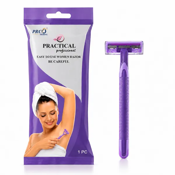 PRC_HERBAL_Women's_Disposable_Body_Razor_BE_Beautifil_|_Smooth,_Safe_&_Painless_Hair_Removal_Razor_for_Underarms,_Arms,_Legs_&_Bikini_Line_|_(Pack_Of_8)