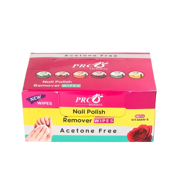 PRC_Herbal_Nail_Polish_Remover_Wipes_–_Acetone_Free_|_6_Fragrance_Variants_|_Vitamin_E_Enriched_|_Gentle_&_Travel-Friendly_Nail_Cleaner_(PACK_OF_24)