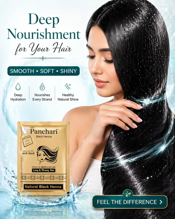 PRC_Panchari_Herbal_Black_Henna_Powder_(Gold_pause)_Pack_Of_10_–_Ammonia_Free_Natural_Hair_Color_for_Grey_Coverage_|_Smooth,_Silky_&_Long_Strong_Hair_Mehndi_(400Gms)
