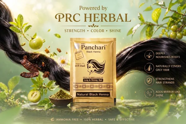 PRC_Panchari_Herbal_Black_Henna_Powder_(Gold_pause)_Pack_Of_10_–_Ammonia_Free_Natural_Hair_Color_for_Grey_Coverage_|_Smooth,_Silky_&_Long_Strong_Hair_Mehndi_(400Gms)