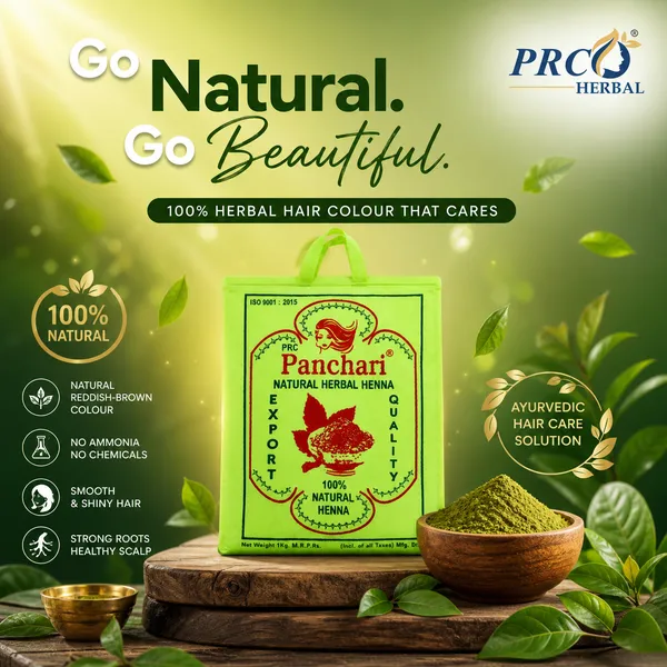 PRC_Panchari_Natural_Henna_Powder_1Kg_(PACK_OF_5)|_100%_Pure_Herbal_Mehndi_for_Hair_|_Chemical-Free_Hair_Color_&_Conditioning