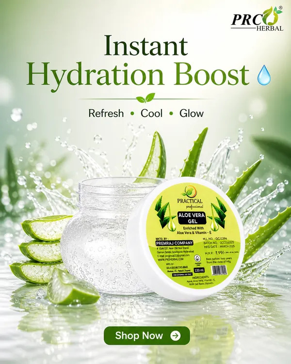 PRC_Practical_Aloe_Vera_Gel_White__120ml_(PACK_OF_12)_|_Hydrating_&_Soothing_Gel_with_Vitamin_E_|_For_Face,_Skin_|_Non-Sticky_Daily_Moisturizer