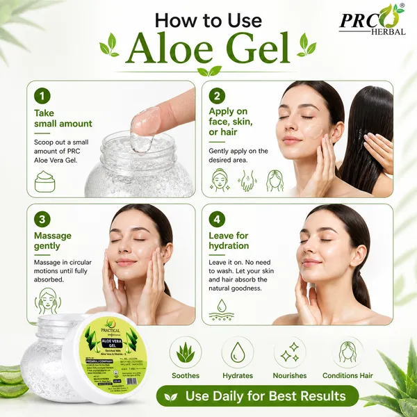 PRC_Practical_Aloe_Vera_Gel_White__120ml__(PACK_OF_24)_|_Hydrating_&_Soothing_Gel_with_Vitamin_E_|_For_Face,_Skin_|_Non-Sticky_Daily_Moisturizer