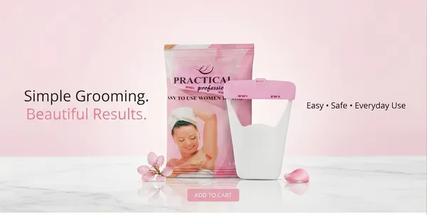 PRC_Practical_Professional_Easy_to_Use_Women_Razor_|_Safe_&_Gentle_Hair_Removal_Razor_for_Underarm_&_Body_|_Travel-Friendly_|_Pack_Of_24_/_2_Sheet