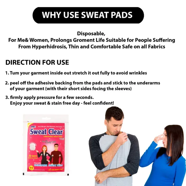 PRC_Sweat_Clear_Disposable_Underarm_Sweat_Pads_(40_PADS)_For_Women_&_Men,_Folded,_Sweat_Absorbent,_Stain_Proof,_With_Anti-Bacterial_Technology,_Bad_Odour_Control,_Skin_Friendly,_Safe_On_Any_Type_Of_Fabrics_(Each_Pack_Contain_10_Pads)_Pack_Of_4