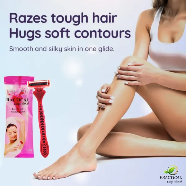 PRC_Practical_Disposable_Women_Easy_To_Use_Arm_&_Body_Razor_with_Double_Blade_Lightweight_Grip_Razor_For_Body_(Pack_Of_6)