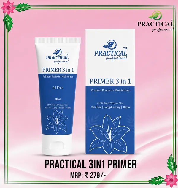 PRC_Practical_Professional_3-In-1_Face_Primer_Makeup_Base,_Oil_Free_,_Primes_,_Protects_&_Moisturizer-_For_Smooth,_Radiant_Skin_Pack_Of_4