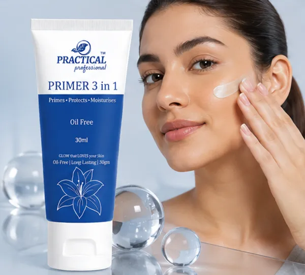 PRC_Practical_Professional_3-In-1_Face_Primer_Makeup_Base,_Oil_Free_,_Primes_,_Protects_&_Moisturizer-_For_Smooth,_Radiant_Skin_Pack_Of_2