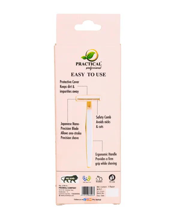 PRC__Practical_Disposable_Hair_Removal_Razor_For_Women_Perfect_For_Legs,_Arms_&_And_Bikini_Line_2_Blade_Shaving_Razor_Pack_Of_4