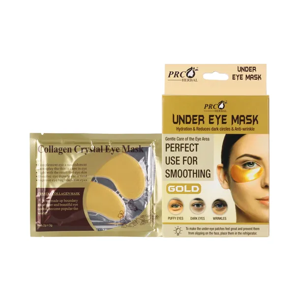 PRC_HERBAL_Under_Eye_Mask_Gold_Hydrating_Patches_For_Dark_Circles,_Perfect_Use_For_Smoothing_,_Puffy_Eyes_&_Wrinkles_Brightening_&_Anti-Wrinkle_Under_Eye_Treatment_(Each_Pack_Contain_4_Eye_Mask)_(Pack_Of_10)