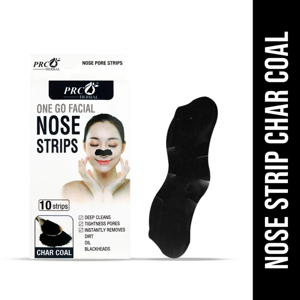 PRC_HERBAL_Nose_Pore_Strips_Charcoal_For_Blackhead_Removal_And_Pore_Tightening_Herbal_Deep_Cleansing_Nose_Pore_Strips_Removes_Dirt,_Oil_&_Whiteheads_(Each_Pack_Contain_10_Strips)_Pack_Of_4