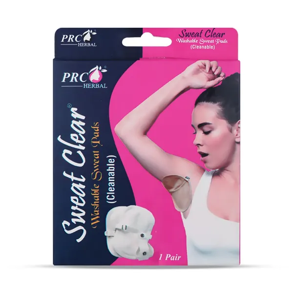 PRC_Sweat_Clear_Premium_Reusable_Washable_Underarms_Sweat_Pads_(Cream),_Under_Arm_Sweat_Protectors,_Breathable_Absorbent_Sweat_Pads_(Each_Pack_Contain_2_Pads)_(Pack_Of_3)