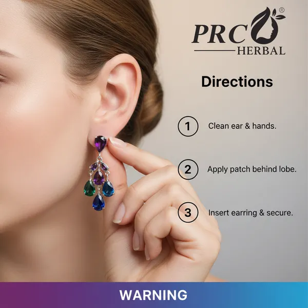 PRC_HERBAL_Transparent_Earlobe_Support_Patches_Women_Invisible_Waterproof_Fashion_Ear_Lobe_Support_For_Earrings_Self_Adhesive_Oval_Ear_Lobe_Tape_Support_For_Heavy_Earrings_Flexible_(Each_Pack_Contain_20_Patches)_Pack_of_10