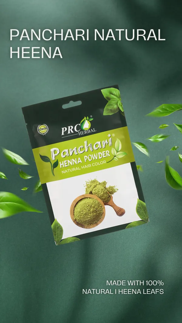 PRC_Panchari_Natural_Henna_Powder_(1Kg)_100%_Pure_&_Organic_For_Hair_&_Skin_Conditioning_&_Coloring_Safe_&_Gentle_