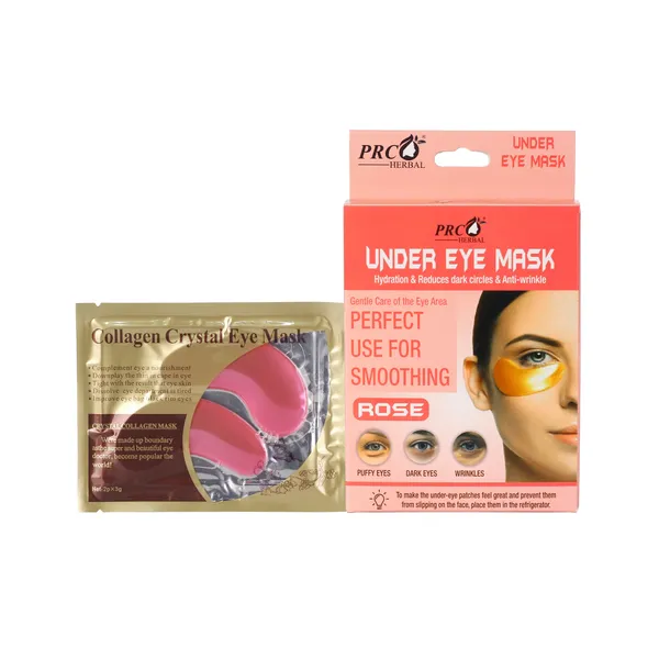 PRC_HERBAL_Under_Eye_Mask_Rose_Hydrating_Patches_For_Dark_Circles,_Perfect_Use_For_Smoothing_,_Puffy_Eyes_&_Wrinkles_Brightening_&_Anti-Wrinkle_Under_Eye_Treatment_(Each_Pack_Contain_4_Eye_Mask)_(Pack_Of_10)
