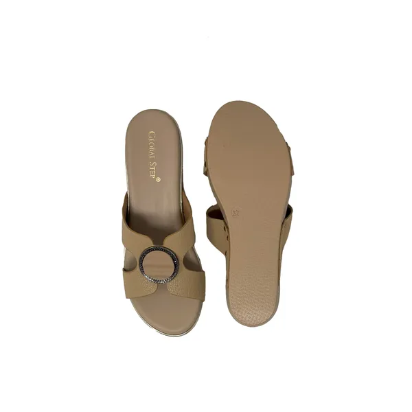 Beige_Vegan_Leather_Premium_&_Elegant_Sandals_For_Women
