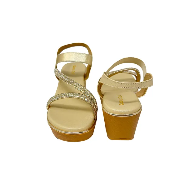 Gold_Vegan_Leather_Premium_&_Elegant_Sandals_For_Women