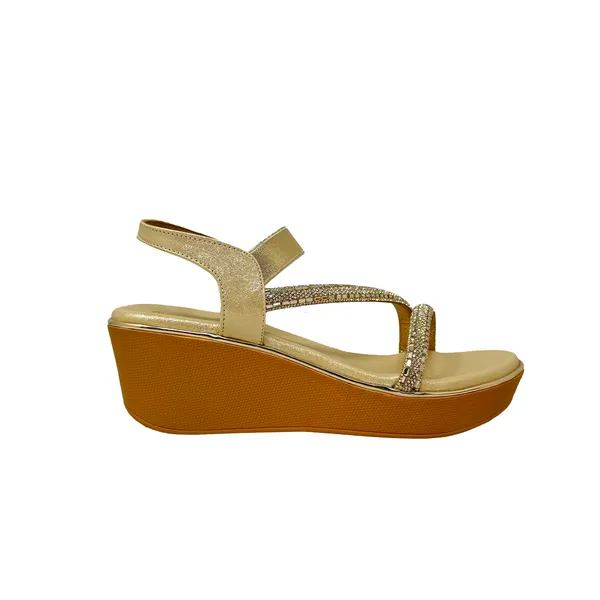 Gold_Vegan_Leather_Premium_&_Elegant_Sandals_For_Women