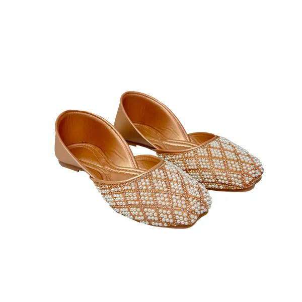 Rose-Gold_Vegan_Leather_Premium_&_Elegant_Flats_For_Women