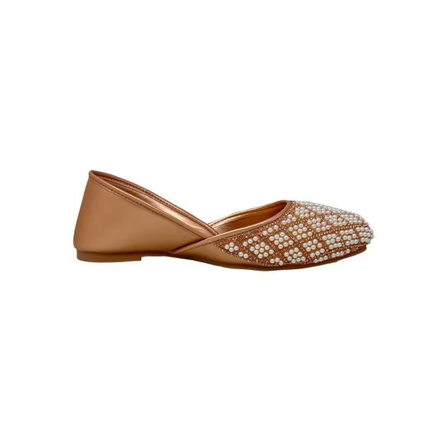 Rose-Gold_Vegan_Leather_Premium_&_Elegant_Flats_For_Women