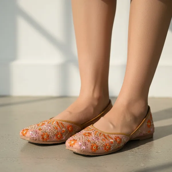 Pink_Vegan_Leather_Premium_&_Elegant_Flats_For_Women