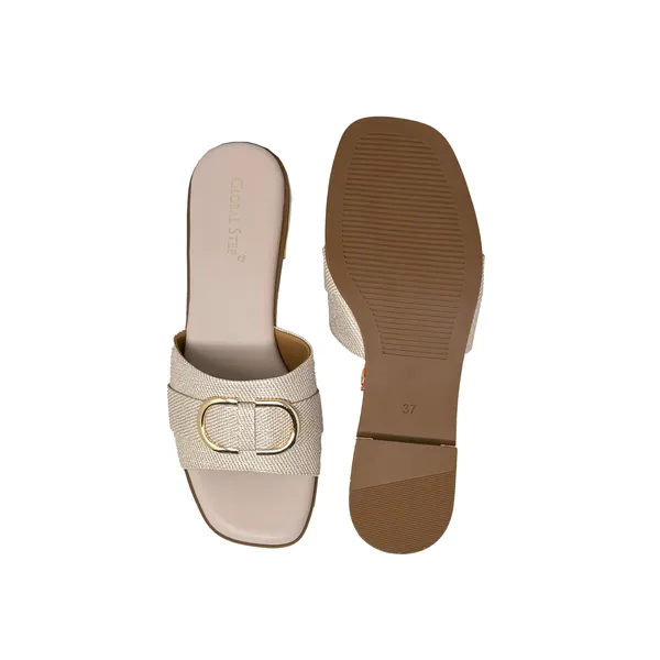 Beige_Vegan_Leather_Premium_&_Elegant_Flats_For_Women