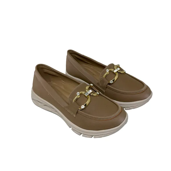 Beige_Vegan_Leather_Premium_&_Elegant_Flats_For_Women