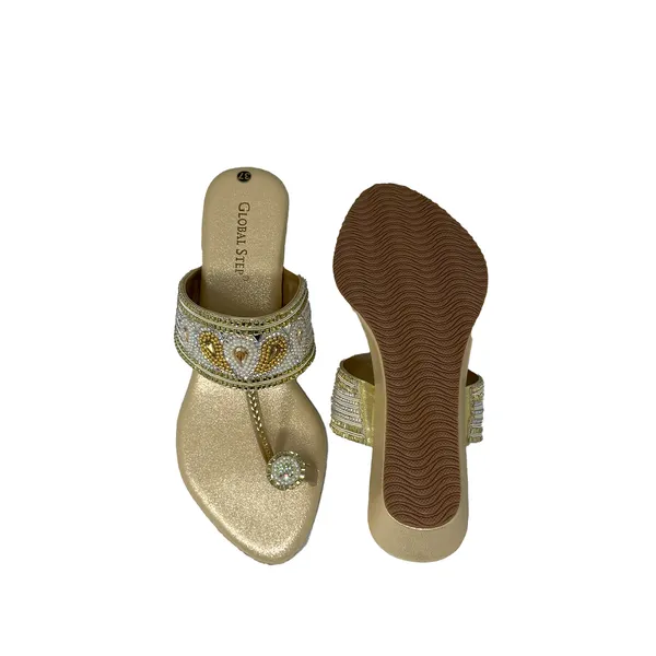 Gold_Vegan_Leather_Premium_&_Elegant_Heels_For_Women